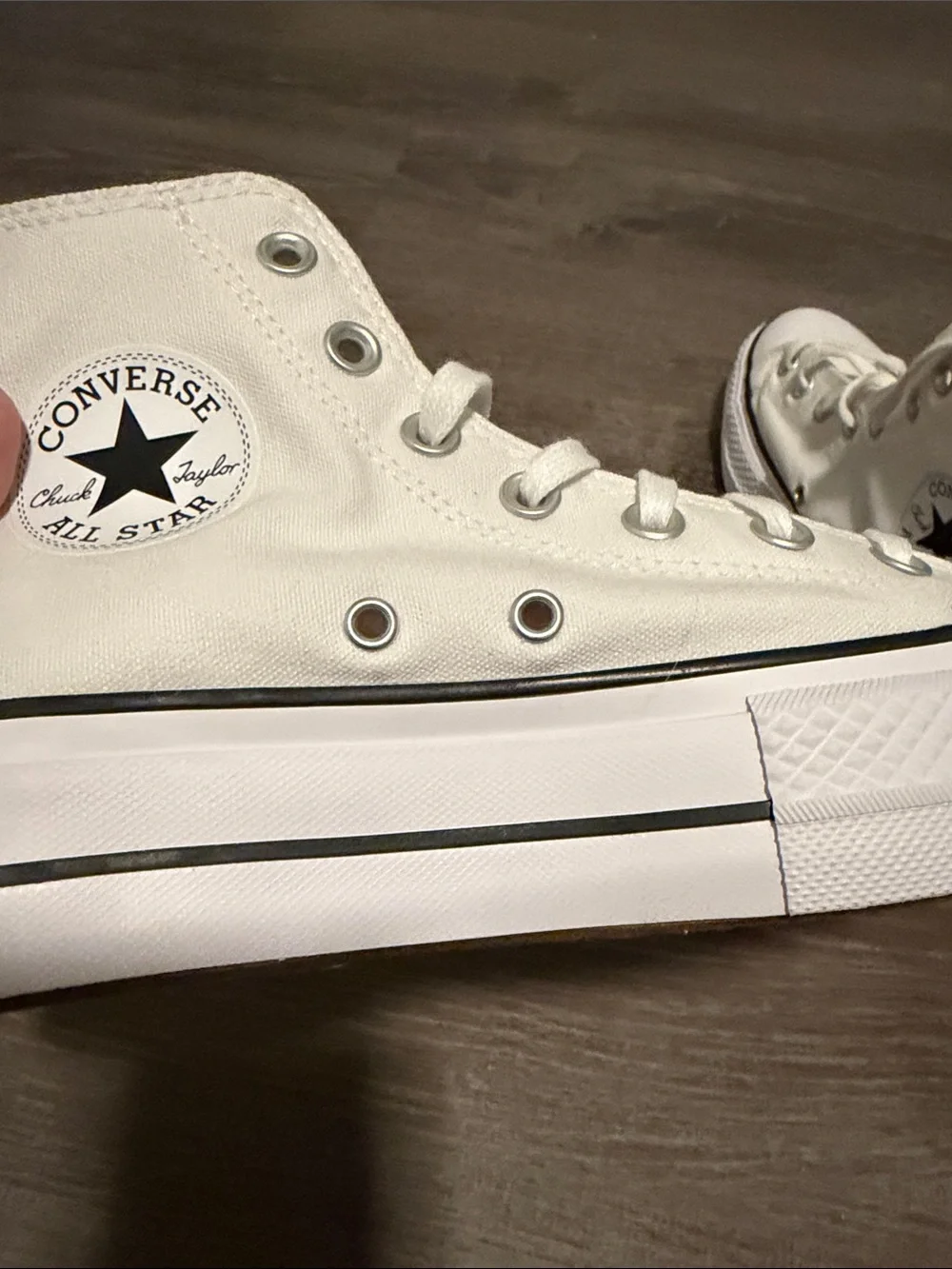 Converse Platform White High Top Sneakers